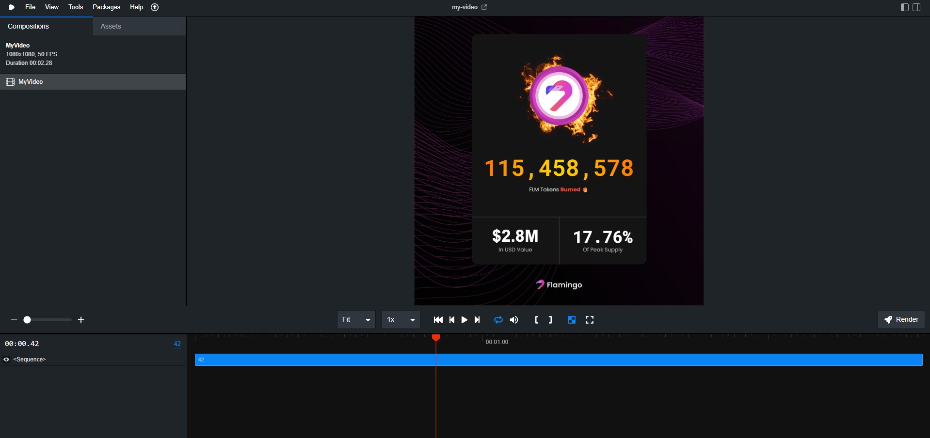 Remotion Composition & Visual Design